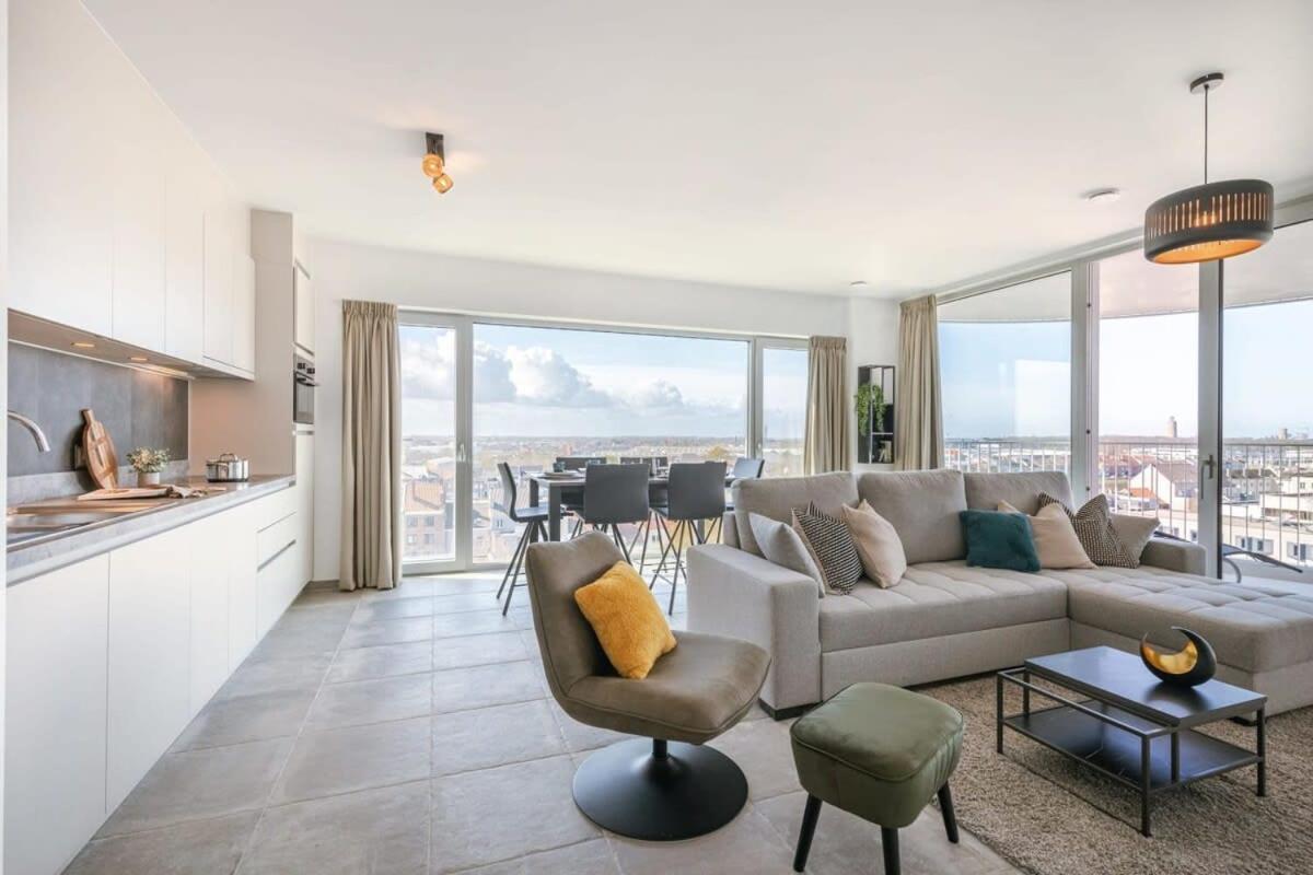 Huswell - Bright Apartment With Seaview Bredene Exterior photo